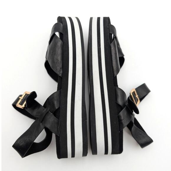 Kelsi Dagger Brooklyn Breeze Platform Sandals Women's Black Size US8.5 EU39 - Picture 9 of 13